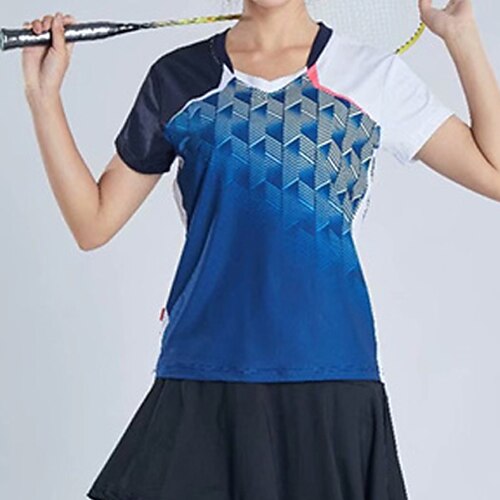 Women's Tennis Shirt Athletic Shirt Breathable Quick Dry Moisture Wicking Short Sleeve T Shirt Regular Fit V Neck Printed Summer Gym Workout Tennis Badminton / Micro-elastic / Lightweight
Women's Tennis Shirt Athletic Shirt Breathable Quick Dry Moisture Wicking Short Sleeve T Shirt Regular Fit V Neck Printed Summer Gym Workout Tennis Badminton / Micro-elastic / Lightweight