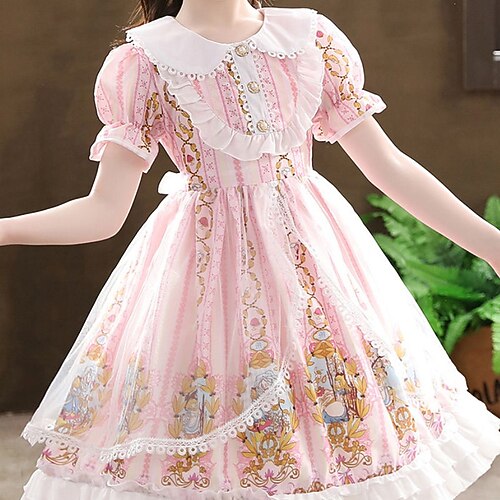 Kids Little Girls' Dress Graphic Patterned A Line Dress Daily Mesh Print Pink Asymmetrical Short Sleeve Beautiful Cute Dresses Spring Summer Regular Fit 3-12 Years
Kids Little Girls' Dress Graphic Patterned A Line Dress Daily Mesh Print Pink Asymmetrical Short Sleeve Beautiful Cute Dresses Spring Summer Regular Fit 3-12 Years