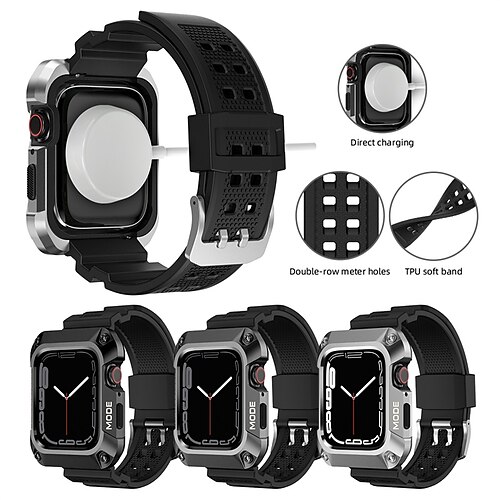 1 Pack Watch Case Compatible with Apple iWatch Series 6/5/4 / SE / Series 7 Dust Proof Rugged All Around Protective PC / Alloy Watch Cover
1 Pack Watch Case Compatible with Apple iWatch Series 6/5/4 / SE / Series 7 Dust Proof Rugged All Around Protective PC / Alloy Watch Cover