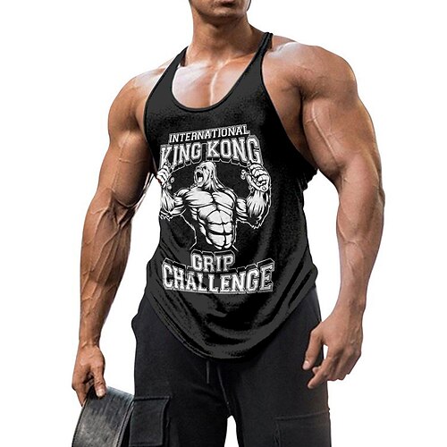 Men's Workout Tank Top Running Tank Top Sleeveless Top Athletic Athleisure Breathable Quick Dry Soft Fitness Gym Workout Running Sportswear Activewear Graphic Black
Men's Workout Tank Top Running Tank Top Sleeveless Top Athletic Athleisure Breathable Quick Dry Soft Fitness Gym Workout Running Sportswear Activewear Graphic Black