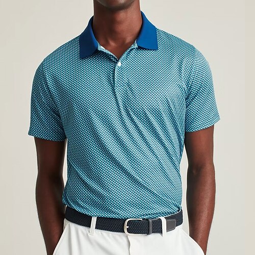 Men's Collar Polo Shirt Golf Shirt Geometry Turndown Blue 3D Print Outdoor Street Short Sleeves Button-Down Print Clothing Apparel Fashion Casual Breathable / Summer / Spring / Summer
Men's Collar Polo Shirt Golf Shirt Geometry Turndown Blue 3D Print Outdoor Street Short Sleeves Button-Down Print Clothing Apparel Fashion Casual Breathable / Summer / Spring / Summer