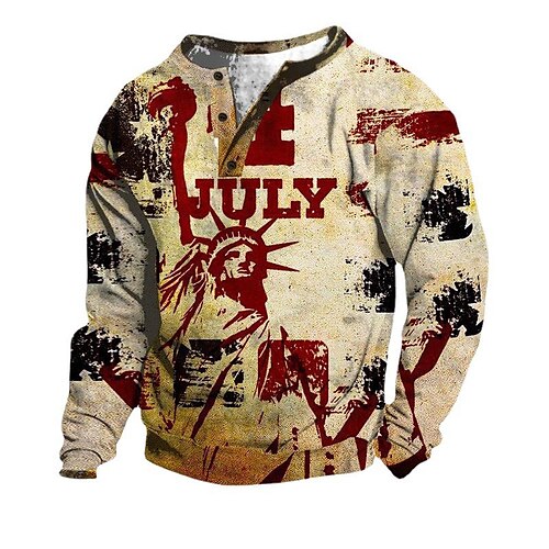 Men's Unisex Sweatshirt Pullover Graphic Prints Print Casual Daily Sports 3D Print Designer Casual Statue of Liberty Hoodies Sweatshirts Khaki
Men's Unisex Sweatshirt Pullover Graphic Prints Print Casual Daily Sports 3D Print Designer Casual Statue of Liberty Hoodies Sweatshirts Khaki