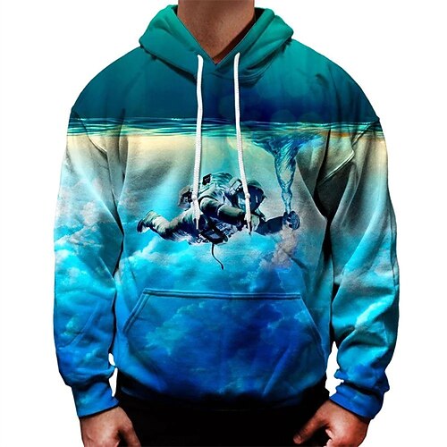 Men's Unisex Pullover Hoodie Sweatshirt Graphic Prints Underwater World Print Daily Sports 3D Print Designer Casual Hoodies Sweatshirts Blue
Men's Unisex Pullover Hoodie Sweatshirt Graphic Prints Underwater World Print Daily Sports 3D Print Designer Casual Hoodies Sweatshirts Blue