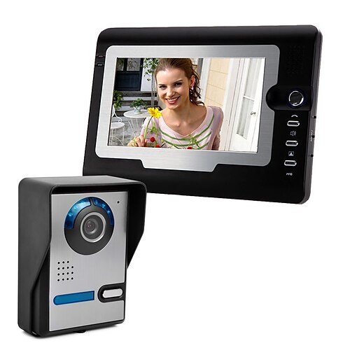 7 inch Wired Video Doorbell video intercom Rainproof Camera Visual Intercom System Video Door Phone
7 inch Wired Video Doorbell video intercom Rainproof Camera Visual Intercom System Video Door Phone