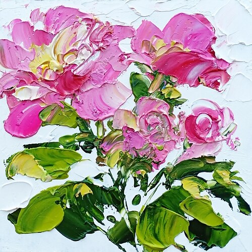 Handmade Hand Painted Oil Painting Wall Art Modern Pink Flower Home Decoration Decor Rolled Canvas No Frame Unstretched
Handmade Hand Painted Oil Painting Wall Art Modern Pink Flower Home Decoration Decor Rolled Canvas No Frame Unstretched