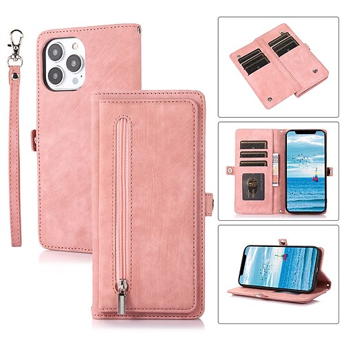 Phone Case For Apple Wallet Card iPhone 13 Pro Max 12 11 SE 2022 X XR XS Max 8 7 Portable Wallet Zipper Solid Colored PC PU Leather
Phone Case For Apple Wallet Card iPhone 13 Pro Max 12 11 SE 2022 X XR XS Max 8 7 Portable Wallet Zipper Solid Colored PC PU Leather