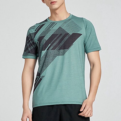 Men's Running Shirt Short Sleeve Tee Tshirt Athletic Athleisure Breathable Quick Dry Moisture Wicking Gym Workout Running Active Training Sportswear Activewear Green Blue Rosy Pink
Men's Running Shirt Short Sleeve Tee Tshirt Athletic Athleisure Breathable Quick Dry Moisture Wicking Gym Workout Running Active Training Sportswear Activewear Green Blue Rosy Pink