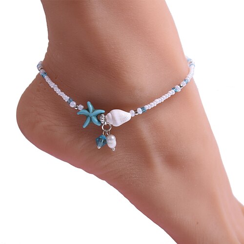 Ankle Bracelet Personalized Stylish Artistic Women's Body Jewelry For Gift Holiday Classic Resin Starfish Blue 1 pc
Ankle Bracelet Personalized Stylish Artistic Women's Body Jewelry For Gift Holiday Classic Resin Starfish Blue 1 pc