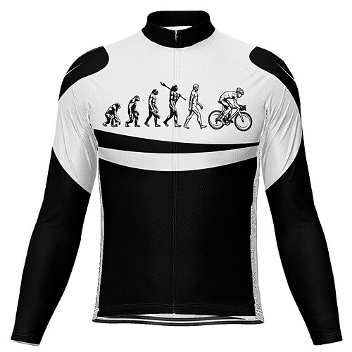 21Grams Men's Cycling Jersey Long Sleeve Bike Top with 3 Rear Pockets Mountain Bike MTB Road Bike Cycling Breathable Quick Dry Moisture Wicking Reflective Strips Black Graphic Polyester Spandex Sports
21Grams Men's Cycling Jersey Long Sleeve Bike Top with 3 Rear Pockets Mountain Bike MTB Road Bike Cycling Breathable Quick Dry Moisture Wicking Reflective Strips Black Graphic Polyester Spandex Sports