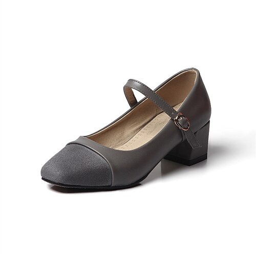 Femme Chaussures à Talons du quotidien Eté Talon Bottier Bout carré Rétro Vintage Matière synthétique Lanière de cheville Bloc de couleur Noir Rouge Beige
Femme Chaussures à Talons du quotidien Eté Talon Bottier Bout carré Rétro Vintage Matière synthétique Lanière de cheville Bloc de couleur Noir Rouge Beige