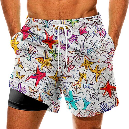 Men's Swim Trunks Swim Shorts Quick Dry Board Shorts Bathing Suit Compression Liner with Pockets Drawstring Swimming Surfing Beach Water Sports Printed Spring Summer
Men's Swim Trunks Swim Shorts Quick Dry Board Shorts Bathing Suit Compression Liner with Pockets Drawstring Swimming Surfing Beach Water Sports Printed Spring Summer