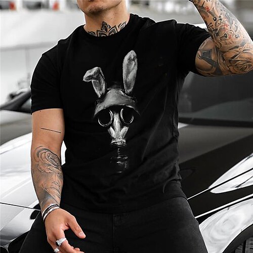 Men's Unisex T shirt Tee Hot Stamping Graphic Prints Animal Crew Neck Street Daily Print Short Sleeve Tops Designer Casual Big and Tall Sports Black / Summer
Men's Unisex T shirt Tee Hot Stamping Graphic Prints Animal Crew Neck Street Daily Print Short Sleeve Tops Designer Casual Big and Tall Sports Black / Summer