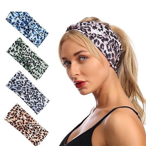 5PCS Creative Leopard Print Cross Strap Sports Face Wash Headband Women's Headwear
5PCS Creative Leopard Print Cross Strap Sports Face Wash Headband Women's Headwear