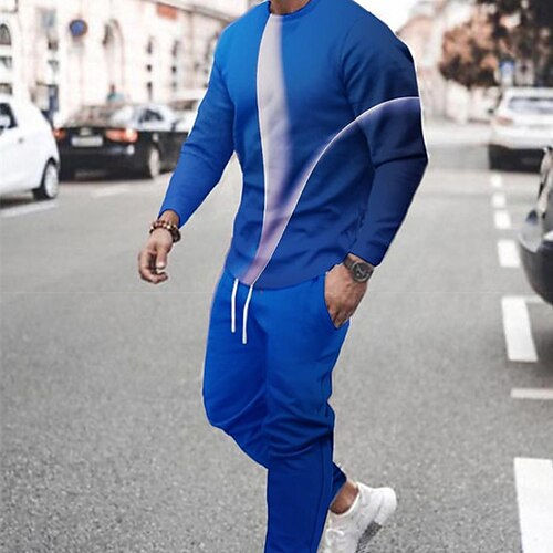 Men's Tracksuit Hoodies Set Graphic Patterned Geometric 2 Piece Print Sports Outdoor Casual Sports 3D Print Sportswear Basic Essential Hoodies Sweatshirts Green Blue Purple
Men's Tracksuit Hoodies Set Graphic Patterned Geometric 2 Piece Print Sports Outdoor Casual Sports 3D Print Sportswear Basic Essential Hoodies Sweatshirts Green Blue Purple