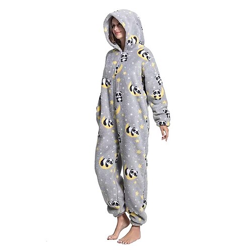 Adults' Kigurumi Pajamas Nightwear Animal Onesie Pajamas Cosplay For Men and Women Christmas Animal Sleepwear Cartoon Festival / Holiday Costumes
Adults' Kigurumi Pajamas Nightwear Animal Onesie Pajamas Cosplay For Men and Women Christmas Animal Sleepwear Cartoon Festival / Holiday Costumes