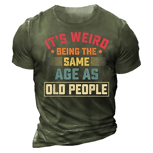 Men's Unisex T shirt Tee Graphic Letter Crew Neck Army Green Dark Gray Navy Blue White Black 3D Print Outdoor Street Short Sleeve Print Clothing Apparel Vintage Sports Designer Casual / Summer
Men's Unisex T shirt Tee Graphic Letter Crew Neck Army Green Dark Gray Navy Blue White Black 3D Print Outdoor Street Short Sleeve Print Clothing Apparel Vintage Sports Designer Casual / Summer