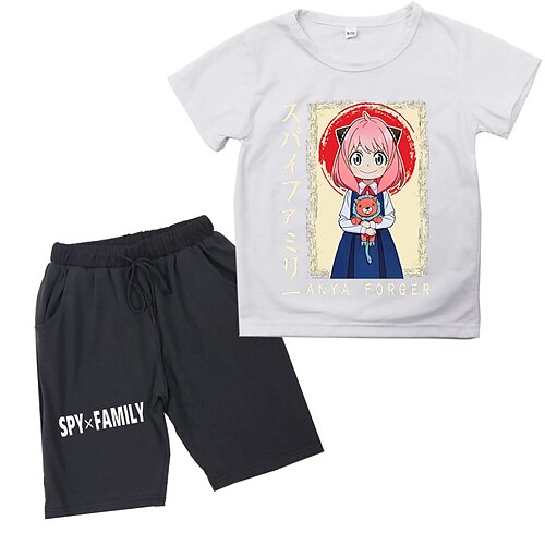 Inspired by SPY×FAMILY Anya Forger Outfits T-shirt 100% Polyester Anime Basic Shorts For Boys
Inspired by SPY×FAMILY Anya Forger Outfits T-shirt 100% Polyester Anime Basic Shorts For Boys
