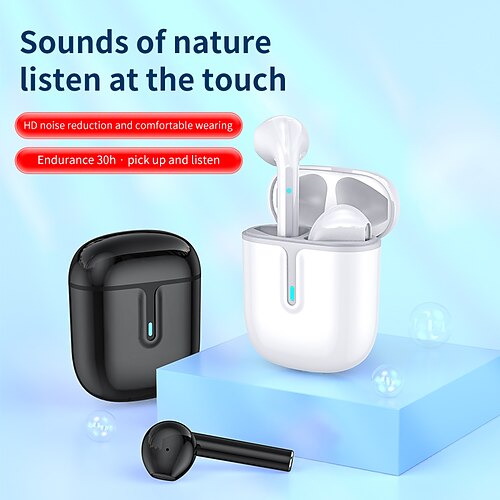 j09 True Wireless Headphones TWS Earbuds In Ear Bluetooth 5.1 Stereo with Charging Box Smart Touch Control for Apple Samsung Huawei Xiaomi MI Zumba Yoga Fitness Mobile Phone
j09 True Wireless Headphones TWS Earbuds In Ear Bluetooth 5.1 Stereo with Charging Box Smart Touch Control for Apple Samsung Huawei Xiaomi MI Zumba Yoga Fitness Mobile Phone