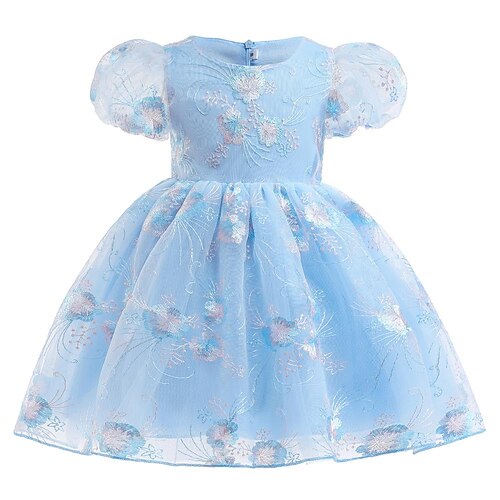 Kids Little Girls' Dress Solid Colored Flower A Line Dress Party Special Occasion Embroidered Light Blue Knee-length Short Sleeve Princess Cute Dresses Spring Summer Slim 3-10 Years
Kids Little Girls' Dress Solid Colored Flower A Line Dress Party Special Occasion Embroidered Light Blue Knee-length Short Sleeve Princess Cute Dresses Spring Summer Slim 3-10 Years
