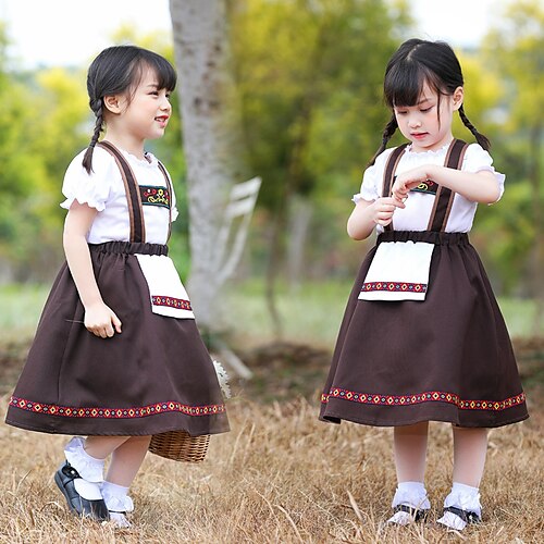 Oktoberfest Beer International Beer Festival Lederhosen Girls' Top Skirt Bavarian Costume Coffee
Oktoberfest Beer International Beer Festival Lederhosen Girls' Top Skirt Bavarian Costume Coffee