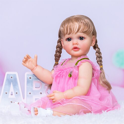 55CM 22 inch Already Painted Finished Reborn Toddler Girl Doll Full Body Soft Silicone Vinyl Betty 3D Skin Visible Veins
55CM 22 inch Already Painted Finished Reborn Toddler Girl Doll Full Body Soft Silicone Vinyl Betty 3D Skin Visible Veins