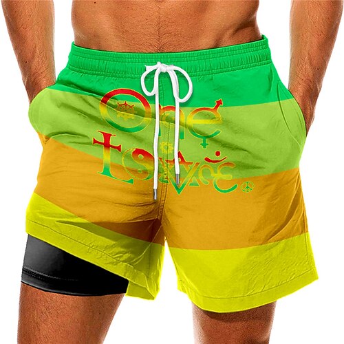 Men's Swim Trunks Swim Shorts Quick Dry Board Shorts Bathing Suit Compression Liner with Pockets Drawstring Swimming Surfing Beach Water Sports Stripes Printed Spring Summer
Men's Swim Trunks Swim Shorts Quick Dry Board Shorts Bathing Suit Compression Liner with Pockets Drawstring Swimming Surfing Beach Water Sports Stripes Printed Spring Summer