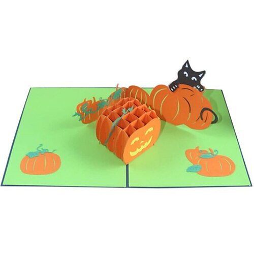 1pcs Halloween Pumpkin Card 3D Pop-Up Cards Congratulations Cards for Gift Decoration Party 3D with Envelope 127.9 inch Paper
1pcs Halloween Pumpkin Card 3D Pop-Up Cards Congratulations Cards for Gift Decoration Party 3D with Envelope 127.9 inch Paper