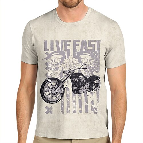 Men's T shirt Tee Hot Stamping Graphic Patterned Motorcycle Crew Neck Casual Daily Print Short Sleeve Tops Lightweight Fashion Big and Tall Sports Gray / Summer
Men's T shirt Tee Hot Stamping Graphic Patterned Motorcycle Crew Neck Casual Daily Print Short Sleeve Tops Lightweight Fashion Big and Tall Sports Gray / Summer