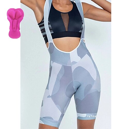 21Grams Women's Cycling Bib Shorts Bike Padded Shorts / Chamois Bottoms Mountain Bike MTB Road Bike Cycling Sports Graphic 3D Pad Cycling Breathable Quick Dry Grey Polyester Spandex Clothing Apparel
21Grams Women's Cycling Bib Shorts Bike Padded Shorts / Chamois Bottoms Mountain Bike MTB Road Bike Cycling Sports Graphic 3D Pad Cycling Breathable Quick Dry Grey Polyester Spandex Clothing Apparel
