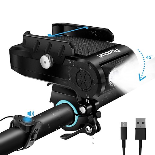 LED Bike Light Bike Horn Light LED Bicycle Cycling Waterproof Rotatable Super Bright Durable Rechargeable Battery / Rechargeable Batteries White Cycling / Bike
LED Bike Light Bike Horn Light LED Bicycle Cycling Waterproof Rotatable Super Bright Durable Rechargeable Battery / Rechargeable Batteries White Cycling / Bike