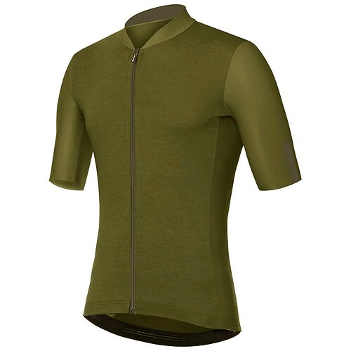 21Grams Men's Cycling Jersey Short Sleeve Bike Jersey Top with 3 Rear Pockets Mountain Bike MTB Road Bike Cycling Breathable Quick Dry Moisture Wicking Soft Army Green Polyester Spandex Sports 
21Grams Men's Cycling Jersey Short Sleeve Bike Jersey Top with 3 Rear Pockets Mountain Bike MTB Road Bike Cycling Breathable Quick Dry Moisture Wicking Soft Army Green Polyester Spandex Sports