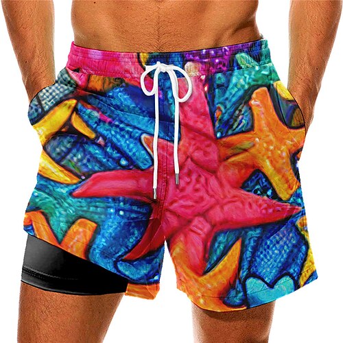 Men's Swim Trunks Swim Shorts Quick Dry Board Shorts Bathing Suit Compression Liner with Pockets Drawstring Swimming Surfing Beach Water Sports Printed Spring Summer
Men's Swim Trunks Swim Shorts Quick Dry Board Shorts Bathing Suit Compression Liner with Pockets Drawstring Swimming Surfing Beach Water Sports Printed Spring Summer