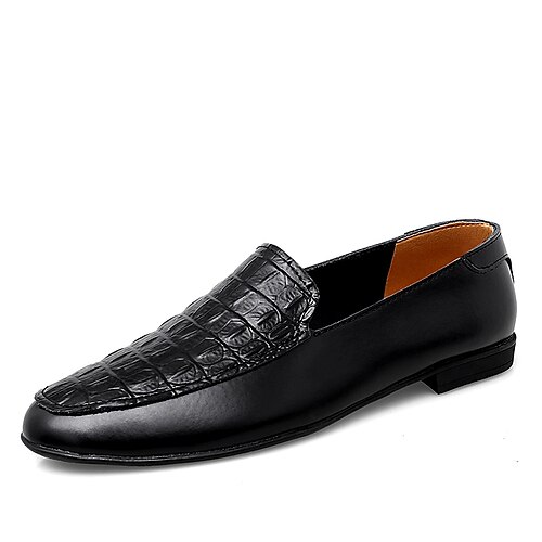 Men's Loafers & Slip-Ons Comfort Loafers British Style Plaid Shoes Comfort Shoes Casual British Daily Cowhide Black Brown White Spring Summer
Men's Loafers & Slip-Ons Comfort Loafers British Style Plaid Shoes Comfort Shoes Casual British Daily Cowhide Black Brown White Spring Summer