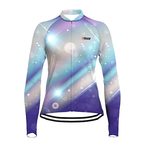 21Grams Women's Cycling Jersey Long Sleeve Bike Top with 3 Rear Pockets Mountain Bike MTB Road Bike Cycling Breathable Quick Dry Moisture Wicking Reflective Strips Purple Polka Dot Polyester Spandex
21Grams Women's Cycling Jersey Long Sleeve Bike Top with 3 Rear Pockets Mountain Bike MTB Road Bike Cycling Breathable Quick Dry Moisture Wicking Reflective Strips Purple Polka Dot Polyester Spandex