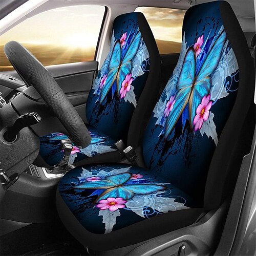 Butterfly Seat Covers for Cars 2 Piece Universal Front Vehicle Seat Protector Auto Bucket Seat Covers for Women
Butterfly Seat Covers for Cars 2 Piece Universal Front Vehicle Seat Protector Auto Bucket Seat Covers for Women