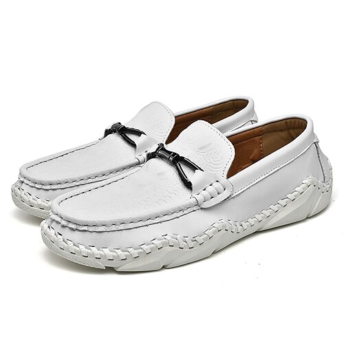 Men's Loafers & Slip-Ons Casual Classic Daily Office & Career PU White / Silver Black White Spring Summer
Men's Loafers & Slip-Ons Casual Classic Daily Office & Career PU White / Silver Black White Spring Summer
