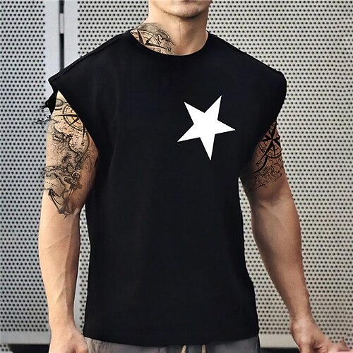 Men's Unisex T shirt Tee Hot Stamping Graphic Prints Star Crew Neck Street Daily Print Cap Sleeve Tops Designer Casual Big and Tall Sports Black / Summer
Men's Unisex T shirt Tee Hot Stamping Graphic Prints Star Crew Neck Street Daily Print Cap Sleeve Tops Designer Casual Big and Tall Sports Black / Summer