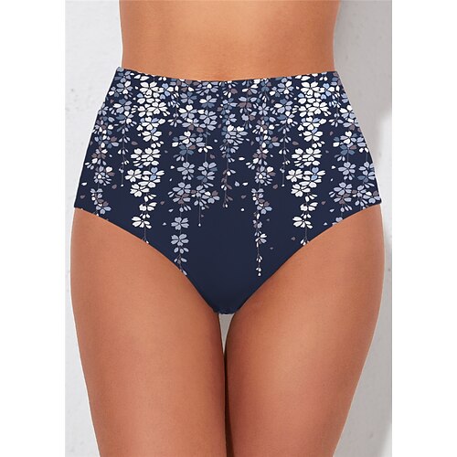 Mulheres Roupa de Banho Cobertura praia inferior Normal roupa de banho Estampado Cintura alta Floral Azul Marinha Fatos de banho Esportivo Férias Moda / Sensual / Moderno / novo
Mulheres Roupa de Banho Cobertura praia inferior Normal roupa de banho Estampado Cintura alta Floral Azul Marinha Fatos de banho Esportivo Férias Moda / Sensual / Moderno / novo