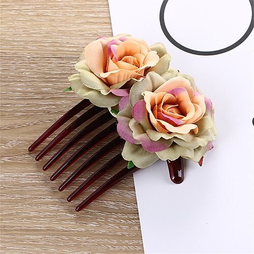 Comb Accessories Ladies Acrylic Anti-Static Color Rose Hair Comb Plate Hair Accessories Insert Comb
Comb Accessories Ladies Acrylic Anti-Static Color Rose Hair Comb Plate Hair Accessories Insert Comb