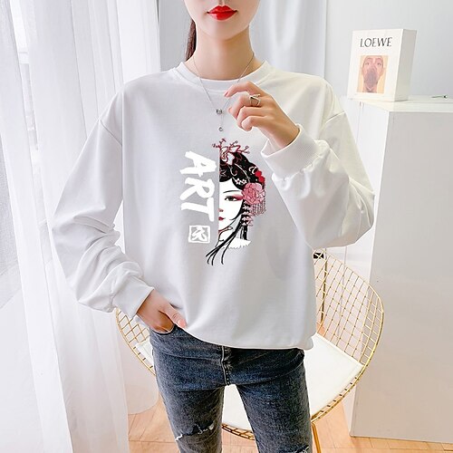 Women's Pullover Graphic Patterned Print Casual Daily Other Prints Casual Hoodies Sweatshirts Green White Black
Women's Pullover Graphic Patterned Print Casual Daily Other Prints Casual Hoodies Sweatshirts Green White Black