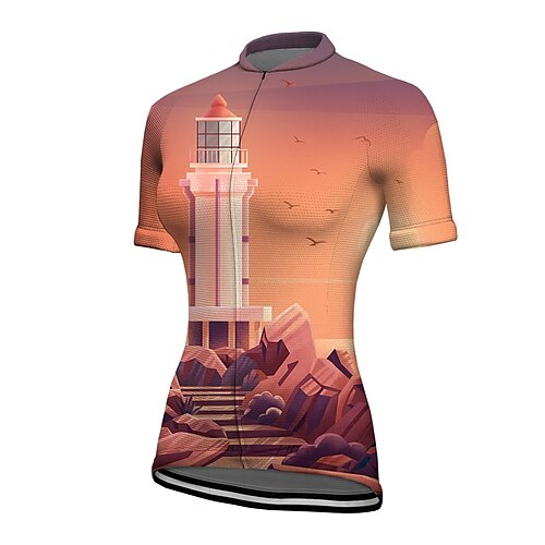 21Grams Women's Cycling Jersey Short Sleeve Bike Jersey Top with 3 Rear Pockets Mountain Bike MTB Road Bike Cycling Breathable Quick Dry Moisture Wicking Orange Graphic Patterned Spandex Polyester
21Grams Women's Cycling Jersey Short Sleeve Bike Jersey Top with 3 Rear Pockets Mountain Bike MTB Road Bike Cycling Breathable Quick Dry Moisture Wicking Orange Graphic Patterned Spandex Polyester
