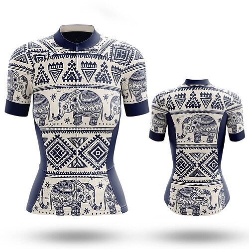 21Grams Women's Cycling Jersey Short Sleeve Bike Top with 3 Rear Pockets Mountain Bike MTB Road Bike Cycling Breathable Quick Dry Moisture Wicking Dark Blue Spandex Polyester Sports Clothing Apparel
21Grams Women's Cycling Jersey Short Sleeve Bike Top with 3 Rear Pockets Mountain Bike MTB Road Bike Cycling Breathable Quick Dry Moisture Wicking Dark Blue Spandex Polyester Sports Clothing Apparel