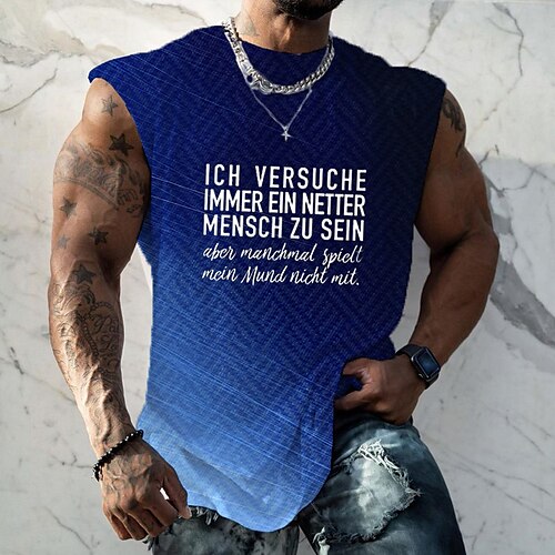 Men's T shirt Tee 3D Print Graphic Patterned Letter Crew Neck Street Casual Print Cap Sleeve Tops Designer Basic Essential Classic Comfortable Blue / Summer
Men's T shirt Tee 3D Print Graphic Patterned Letter Crew Neck Street Casual Print Cap Sleeve Tops Designer Basic Essential Classic Comfortable Blue / Summer