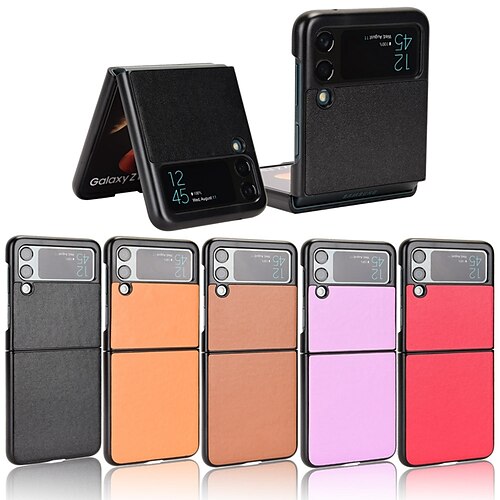Phone Case For Samsung Galaxy Flip Z Flip 3 Flip Shockproof Solid Colored PU Leather
Phone Case For Samsung Galaxy Flip Z Flip 3 Flip Shockproof Solid Colored PU Leather