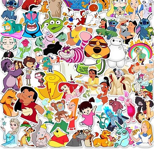 50PCS Mixed Cartoon Stickers Cute Princess Cartoon Characters Vinyl Sticker for Water Bottle Laptop Car Decal for Kids Teens Adults (Mixed Cartoon)
50PCS Mixed Cartoon Stickers Cute Princess Cartoon Characters Vinyl Sticker for Water Bottle Laptop Car Decal for Kids Teens Adults (Mixed Cartoon)