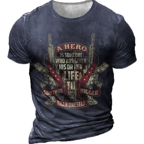 Men's Unisex T shirt Tee 3D Print Graphic Prints Letter Crew Neck Street Daily Print Short Sleeve Tops Designer Casual Vintage Big and Tall Black Army Green Brown / Summer / Summer
Men's Unisex T shirt Tee 3D Print Graphic Prints Letter Crew Neck Street Daily Print Short Sleeve Tops Designer Casual Vintage Big and Tall Black Army Green Brown / Summer / Summer