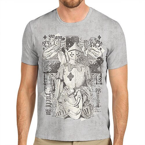 Men's T shirt Tee Hot Stamping Graphic Patterned Crew Neck Casual Daily Print Short Sleeve Tops Lightweight Fashion Big and Tall Sports Gray / Summer
Men's T shirt Tee Hot Stamping Graphic Patterned Crew Neck Casual Daily Print Short Sleeve Tops Lightweight Fashion Big and Tall Sports Gray / Summer