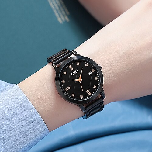 Quartz Watch for Women Analog Quartz Stylish Luxury Fashion Creative Stainless Steel Stainless Steel Creative / One Year
Quartz Watch for Women Analog Quartz Stylish Luxury Fashion Creative Stainless Steel Stainless Steel Creative / One Year