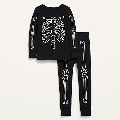 Kids Boys Halloween Sweatshirt Pants Clothing Set 2 Pieces Long Sleeve Black Skull Print Street Sports Vacation Fashion Comfort Cool Daily 3-12 Years
Kids Boys Halloween Sweatshirt Pants Clothing Set 2 Pieces Long Sleeve Black Skull Print Street Sports Vacation Fashion Comfort Cool Daily 3-12 Years