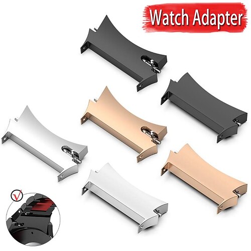 Metal Connector for Samsung Galaxy Watch 4 Classic 46mm 42mm/Watch4 40mm 44mm Stainless Steel Adapter Accessories
Metal Connector for Samsung Galaxy Watch 4 Classic 46mm 42mm/Watch4 40mm 44mm Stainless Steel Adapter Accessories